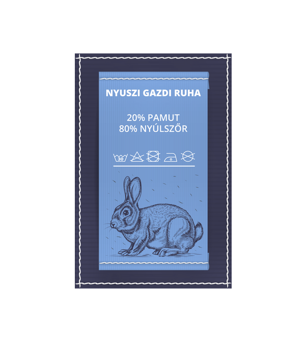  minta fehér pólón