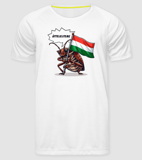 minta fehér pólón