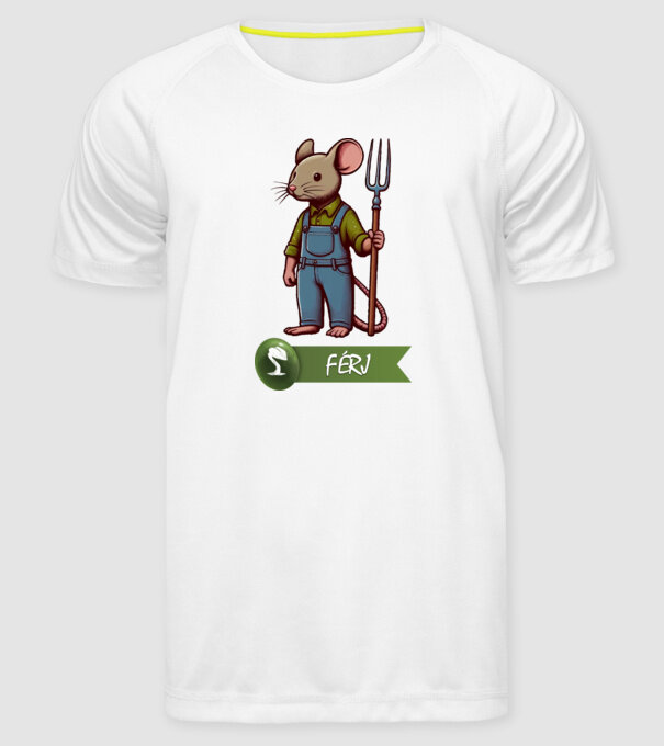  minta fehér pólón