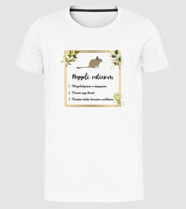  minta fehér pólón