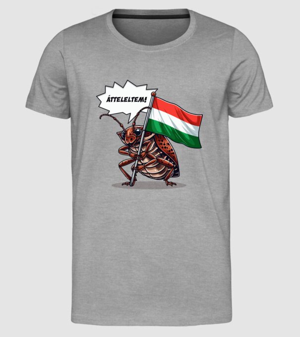  minta szürke pólón