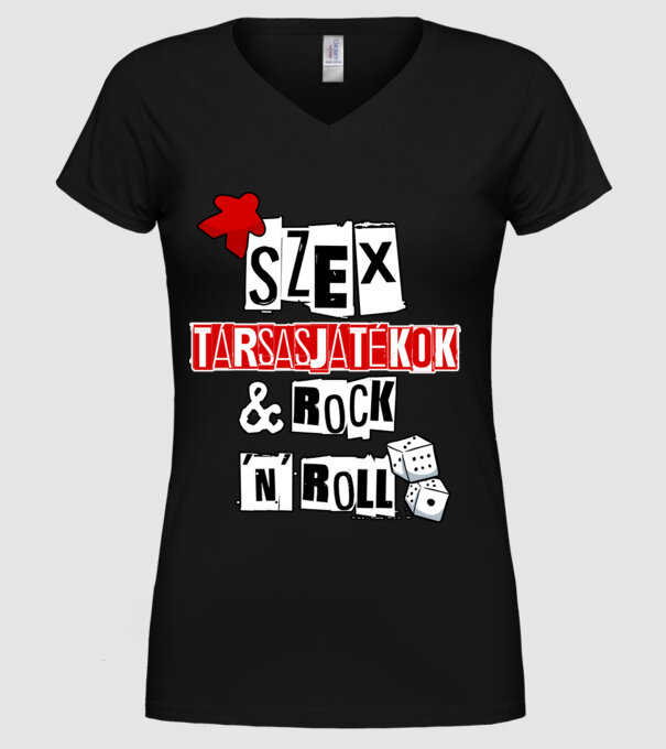  minta fekete pólón