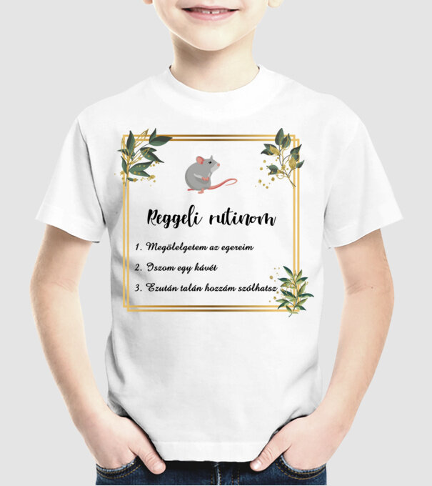  minta fehér pólón