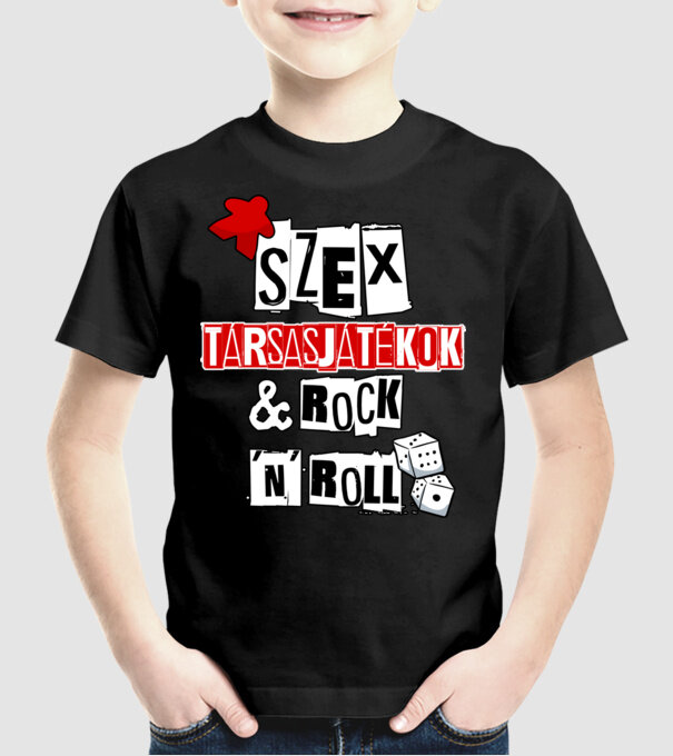  minta fekete pólón