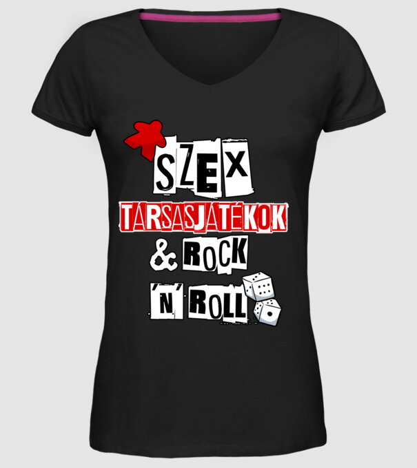  minta fekete pólón