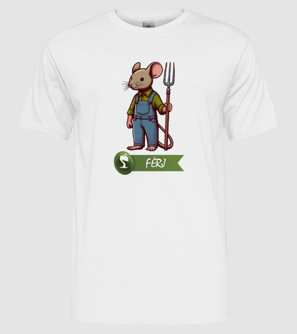  minta fehér pólón