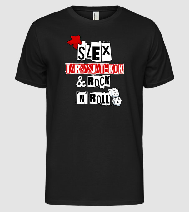  minta fekete pólón