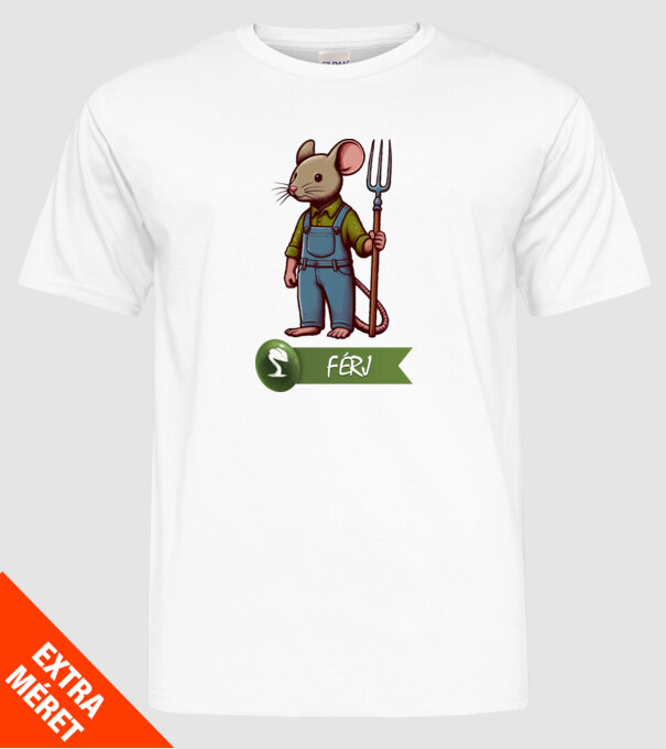  minta fehér pólón