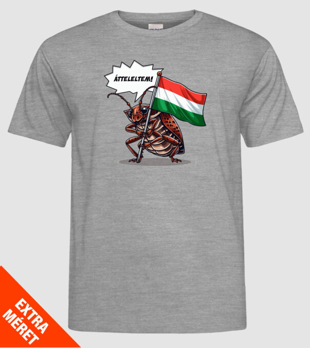  minta szürke pólón