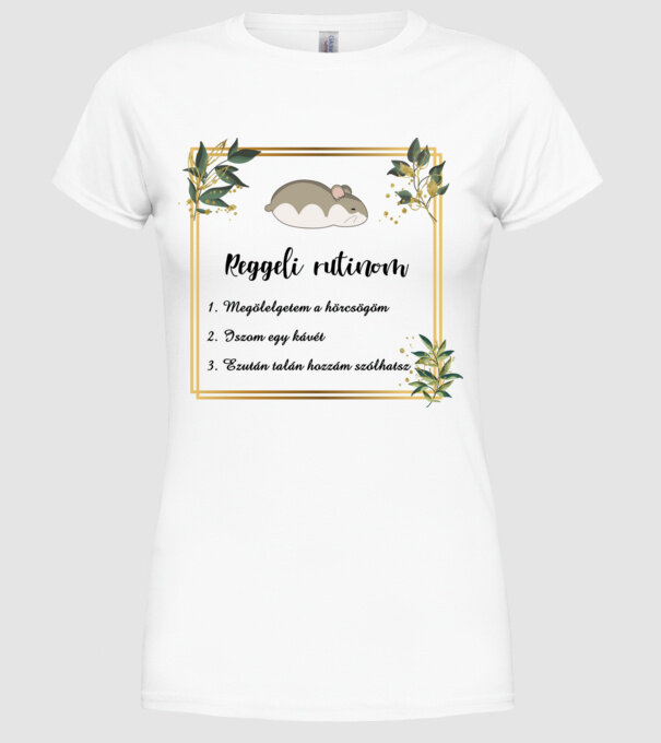  minta fehér pólón