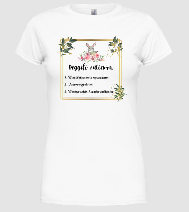  minta fehér pólón