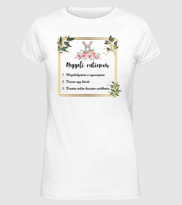  minta fehér pólón