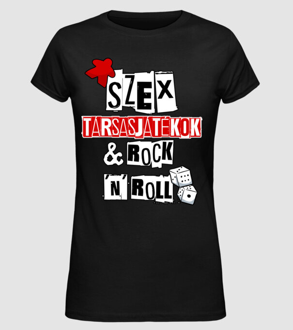  minta fekete pólón