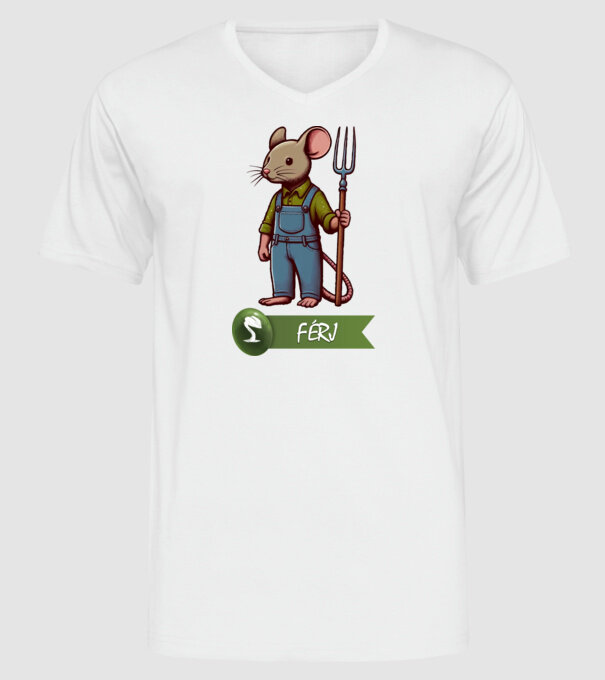  minta fehér pólón