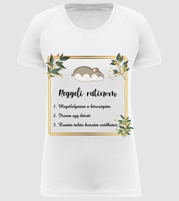  minta fehér pólón