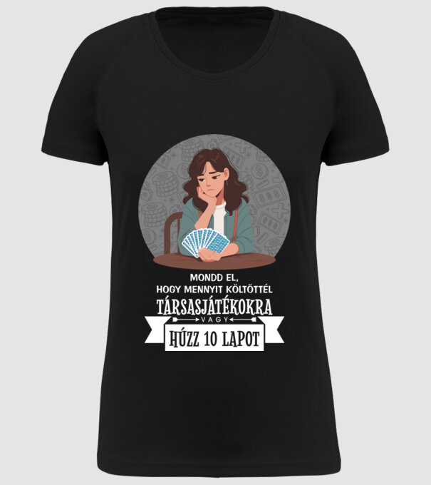  minta fekete pólón