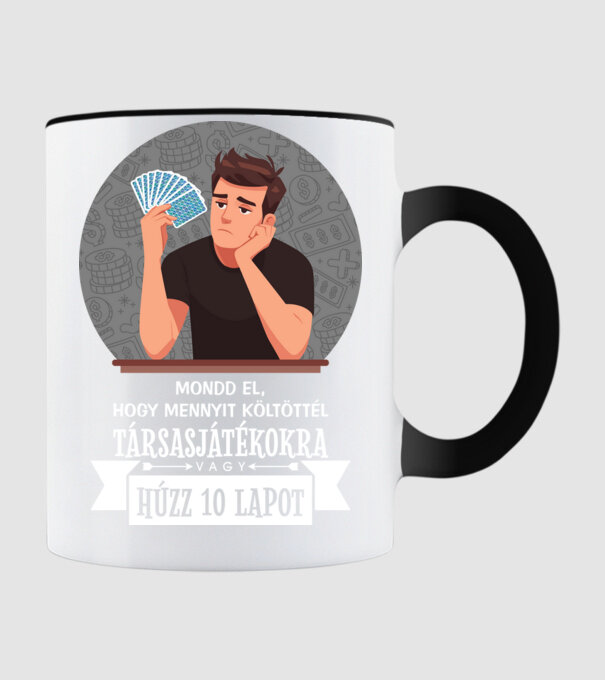  minta fekete pólón
