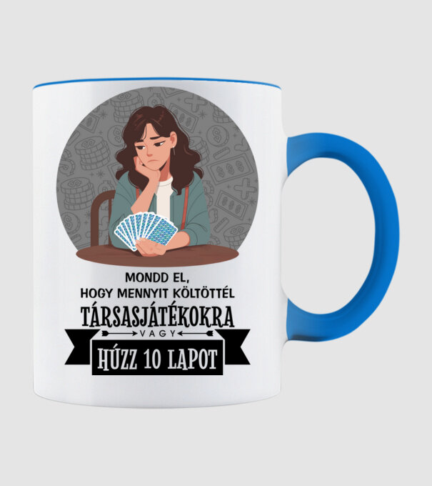  minta világoskék pólón