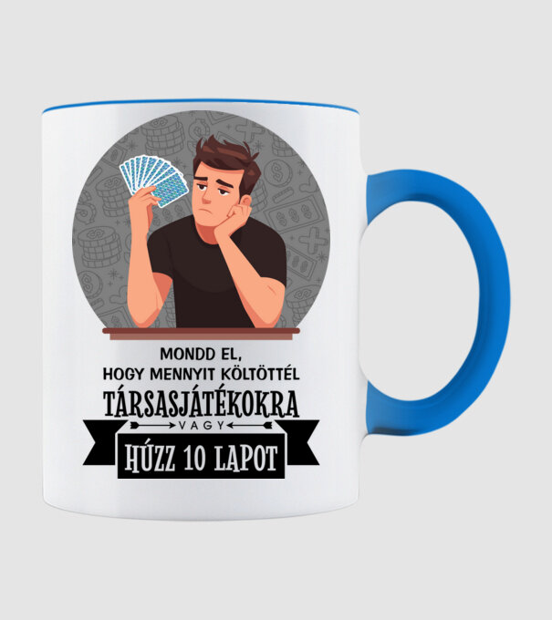  minta világoskék pólón