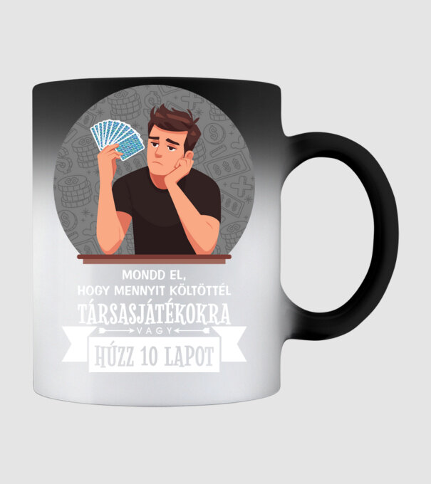  minta fekete pólón