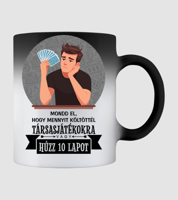  minta fekete pólón